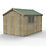 Forest Timberdale 8' 6" x 12' (Nominal) Reverse Apex Tongue & Groove Timber Shed with Base