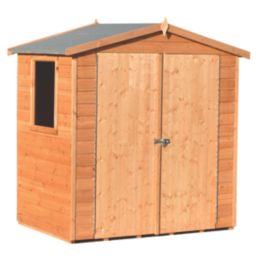 Shire  6' x 4' (Nominal) Apex Shiplap T&G Timber Shed