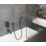 Hansgrohe Vernis Blend Matt Black Wall Mounted Bath Mixer Tap Spout