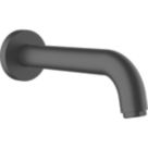 Hansgrohe Vernis Blend Matt Black Wall Mounted Bath Mixer Tap Spout