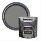 Ronseal Ultimate 2.5Ltr Stone Grey Anti Slip Decking Stain
