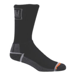 Magnum MX3 Work Socks  Black  9-11