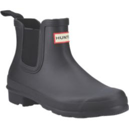 Hunter Original Chelsea Size 7 Womens Black Waterproof Non Safety Dealer Boots