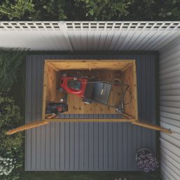 Mercia Tongue & Groove 4' 6" x 3' (Nominal) Pent Shiplap Timber Mower Store