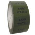 Essentials Tank Water Pipe Marking Tape Green 33m x 50mm