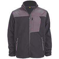 Site Teak Fleece Jacket Black Medium 38-40" Chest