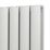 Glow 600mm x 1045mm 4508BTU Matt Chrome Horizontal Designer Radiator