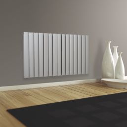 Glow 600mm x 1045mm 4508BTU Matt Chrome Horizontal Designer Radiator