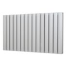 Glow 600mm x 1045mm 4508BTU Matt Chrome Horizontal Designer Radiator