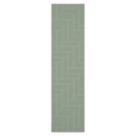 Fibo Urban Wet Wall Panelling Herringbone Matt Green 2400mm x 600mm x 10.2mm