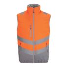 Regatta Hi-Vis Two-Tone Thermal Bodywarmer Orange 4X Large 60.6" Chest