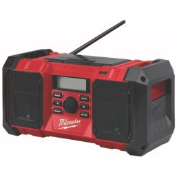 Milwaukee M18 JSRDAB+-0 230V or 18V DAB+ / FM Site Radio