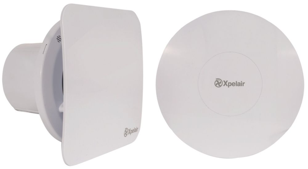 Xpelair C4TSR 100mm (4") Axial Bathroom Extractor Fan with Timer White 220-240V