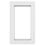 Crystal  Left-Hand Opening Clear Double-Glazed Casement White uPVC Window 610mm x 1115mm