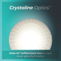 Luceco FType Essence Flat Fixed  Fire Rated LED Downlight  White 5W 550lm