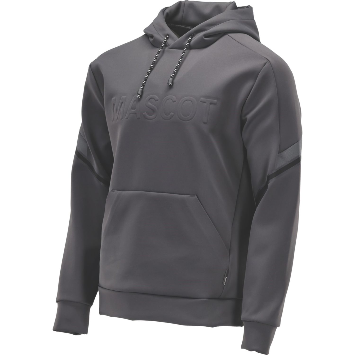 Mascot Customized Fleece Hoodie Grey Small 36" Chest (857KX)