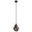 Eglo Carlton 1 Single Pendant Light Black/Copper