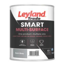 Leyland Trade 750ml Dark Grey Eggshell Emulsion Multi Surface Paint