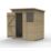 Forest Beckwood 6' x 4' (Nominal) Pent Shiplap Timber Shed with Base & Assembly