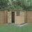 Forest Beckwood 6' x 4' (Nominal) Pent Shiplap Timber Shed with Base & Assembly