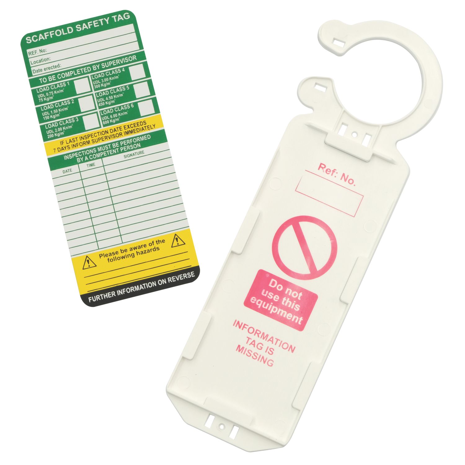 Essentials Scaffold Tag Single Kit 2 Piece Set (857PX)