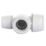 Hep2O  Plastic Push-Fit Reducing Keyless Tee 22mm x 15mm x 22mm 5 Pack