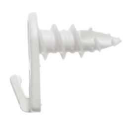 Cobra WallDriller Self-Drilling Picture Hook for Plasterboard White 10 Pack