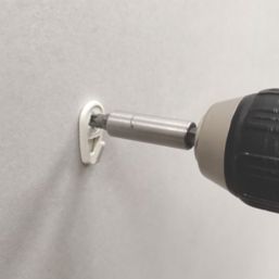 Cobra WallDriller Self-Drilling Picture Hooks for Plasterboard White 10 Pack