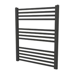 Ximax 720mm x 600mm 1225BTU Anthracite Flat Designer Towel Radiator