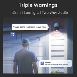 Reolink TrackMix Auto PTZ PoE AI White Wired 4K Indoor & Outdoor Smart CCTV Security Camera