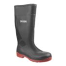 Centek FS338 Compactor Size 11  Black Steel Toe Cap Safety Wellies