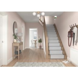 Dulux Matt Blush Pink Emulsion Paint 2.5Ltr - Screwfix