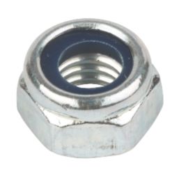 Easyfix BZP Steel Nylon Lock Nuts M10 100 Pack