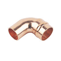 Flomasta   Solder Ring Equal 90° Street Elbows 15mm 10 Pack