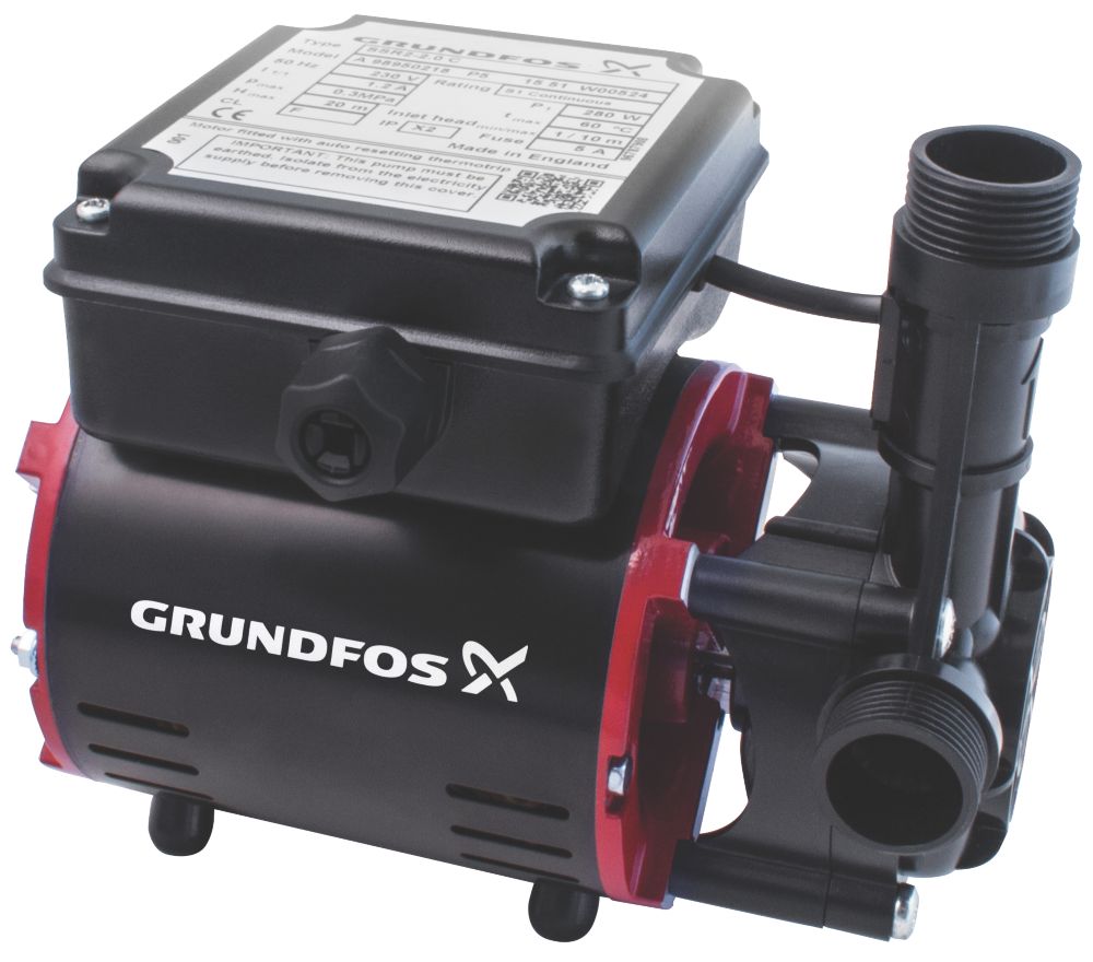 Grundfos 98950218 Regenerative Single Shower Pump 2.0bar