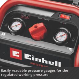 Einhell Professional SILENZZO 36/210 8Ltr 36V Li-Ion Power X-Change  Cordless Compressor - Bare
