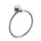 Bristan Square Towel Ring Chrome-Plated