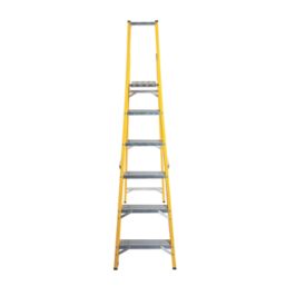 Lyte Fibreglass 2.16m 6 Step Platform Step Ladder