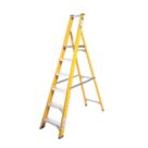 Lyte Fibreglass 2.16m 6 Step Platform Step Ladder