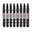 Bosch  1/4" 65mm Hex Shank PH2/T20 Impact Control Double-Ended Screwdriver Bits 8 Piece Set