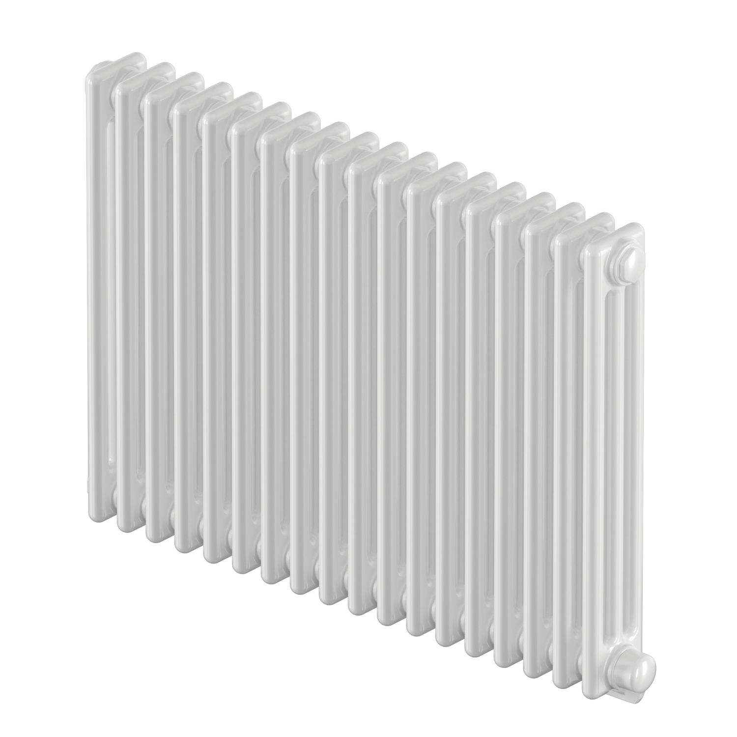 Acova Vuelta 1250W 3-Column Electric Radiator 623mm x 870mm White 4265BTU (858GA)