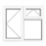Crystal  Left-Hand & Top Opening Clear Triple-Glazed Casement White uPVC Window 1190mm x 965mm