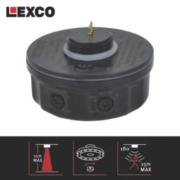 Lexco Leonis Indoor & Outdoor Black Microwave High Bay Motion Sensor 360°