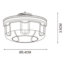 Lexco Leonis Indoor & Outdoor Black Microwave High Bay Motion Sensor 360°