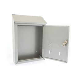 Burg-Wachter Avon Post Box Silver Powder-Coated