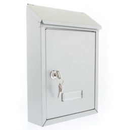 Burg-Wachter Avon Post Box Silver Powder-Coated