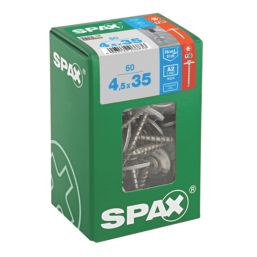Spax  TX Flat Self Drilling Wood Screws 6mm x 145mm 100 Pack