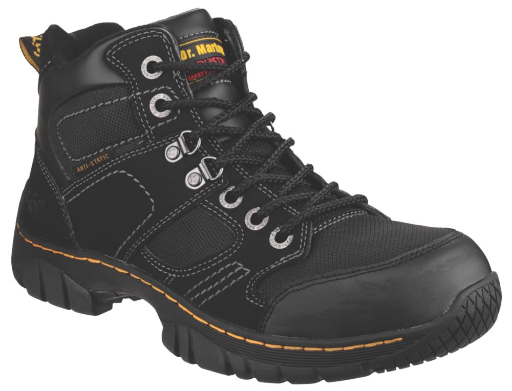 Dr Martens Benham Safety Boots Black Size 10 | Safety Boots | Screwfix.com