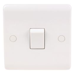 LAP  20A 1-Gang DP Control Switch White