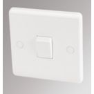 LAP  20A 1-Gang DP Control Switch White